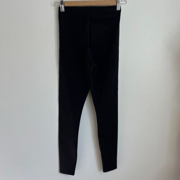 Aritzia Wilfred Women Size XS Italian Fabric Black Pull on Leggings Pants Lounge - Picture 13 of 15